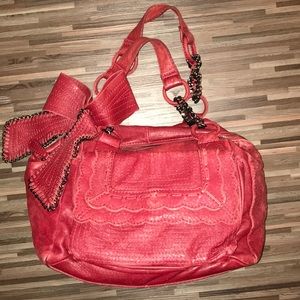 Vince Camuro Red Leather Tote